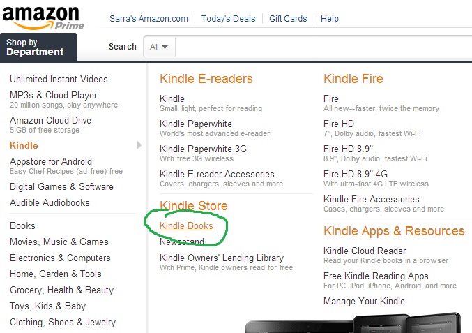 Amazon store kindle bestsellers