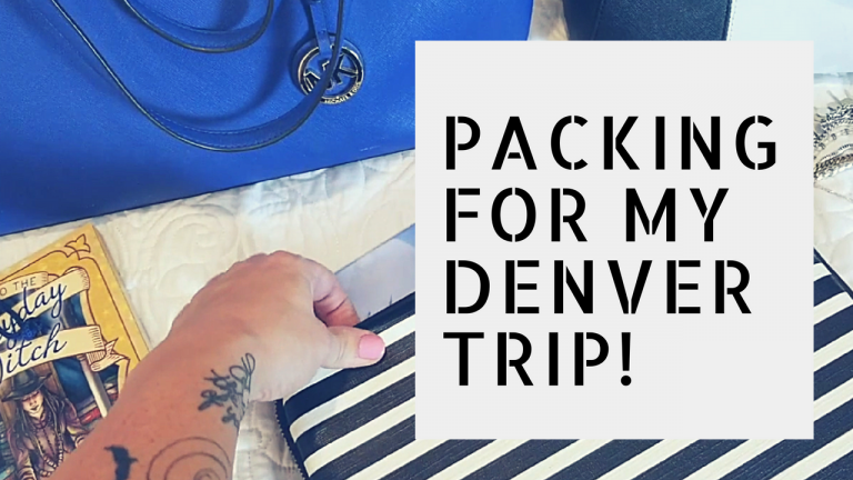 Packing For Denver! | Author Vlog